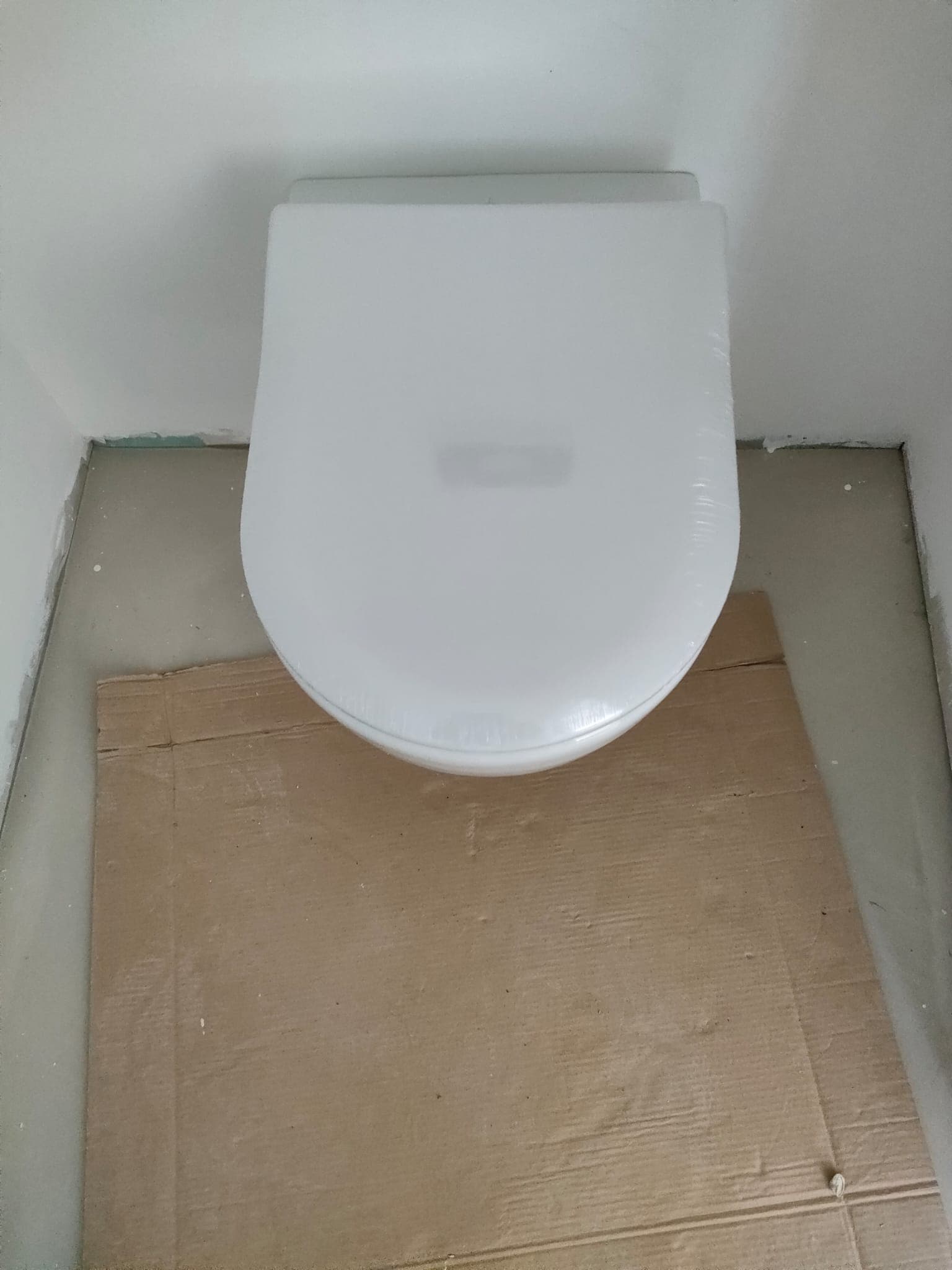 Installation WC suspendu