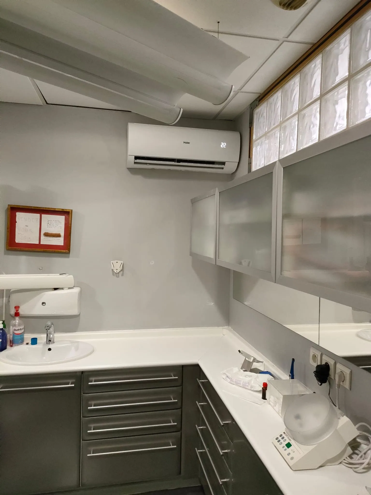 Installation climatisation split Haier