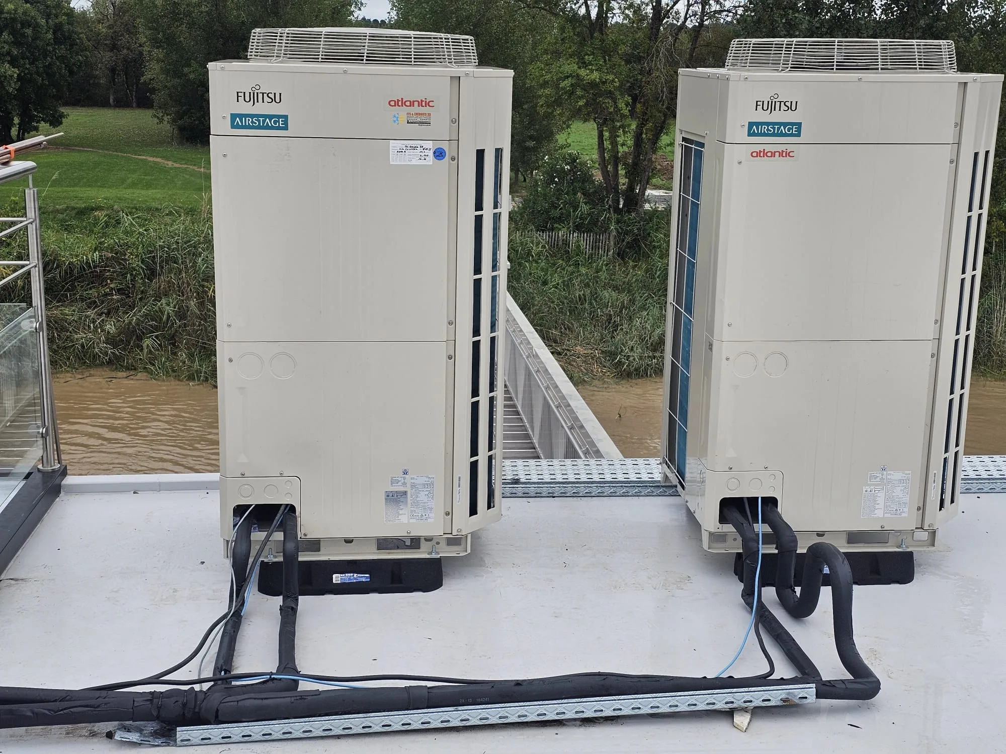 Unités VRV Atlantic en toiture