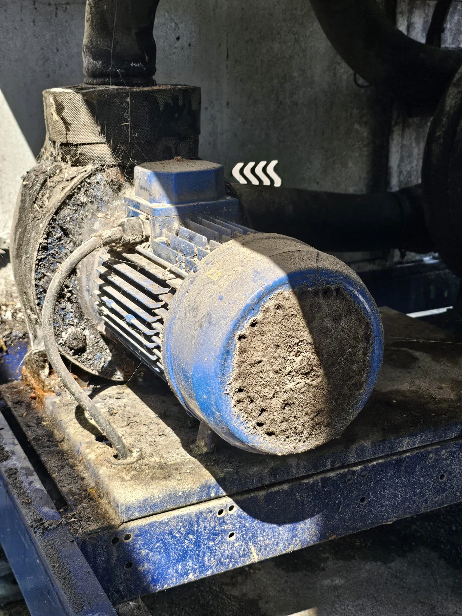 Pompe circulation avant nettoyage