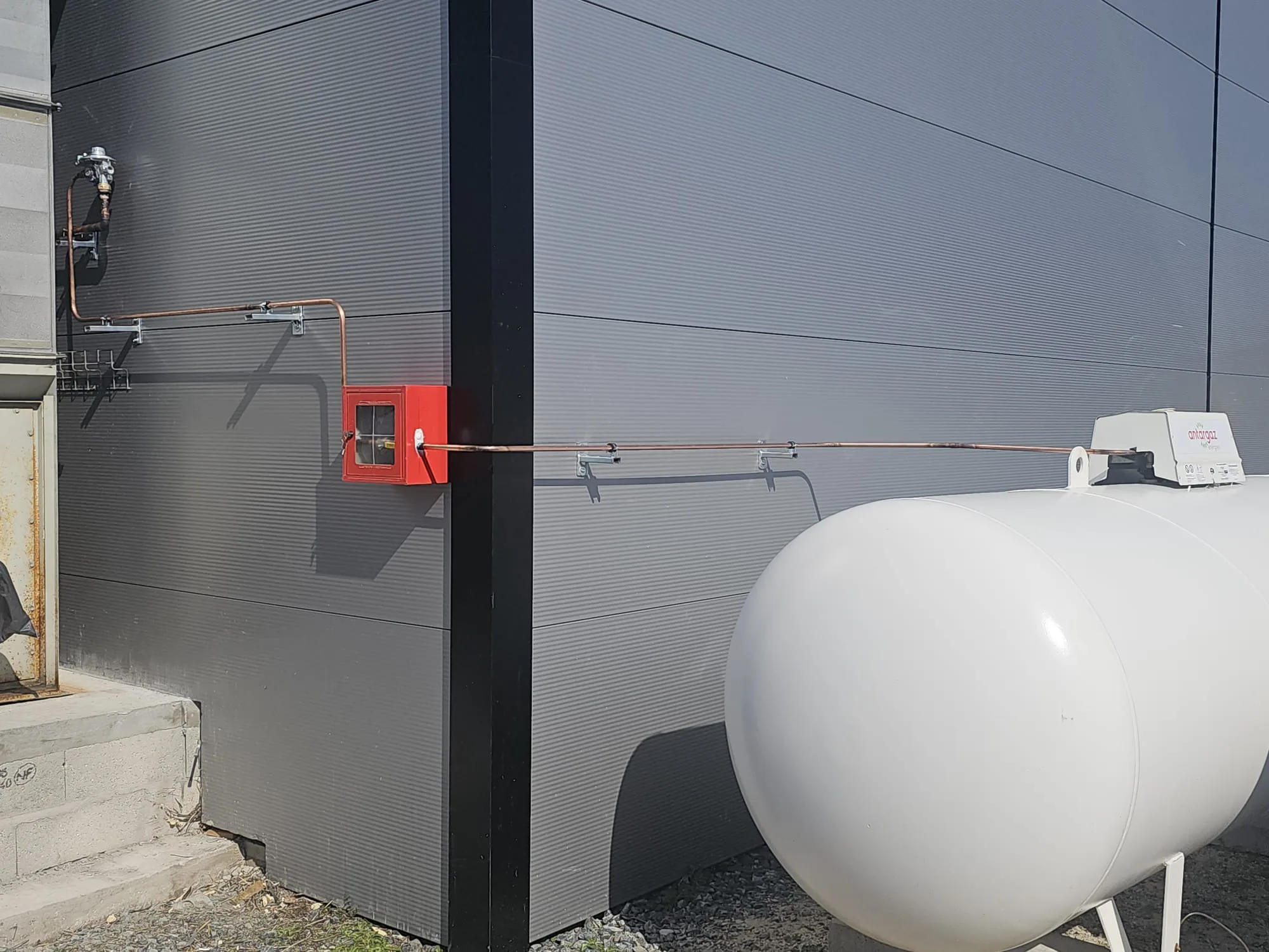 Raccordement cuve propane