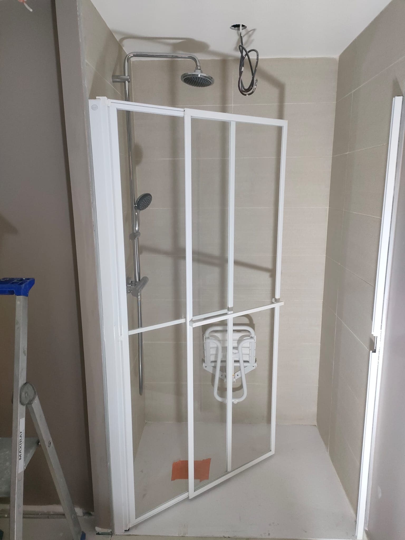 Installation douche italienne