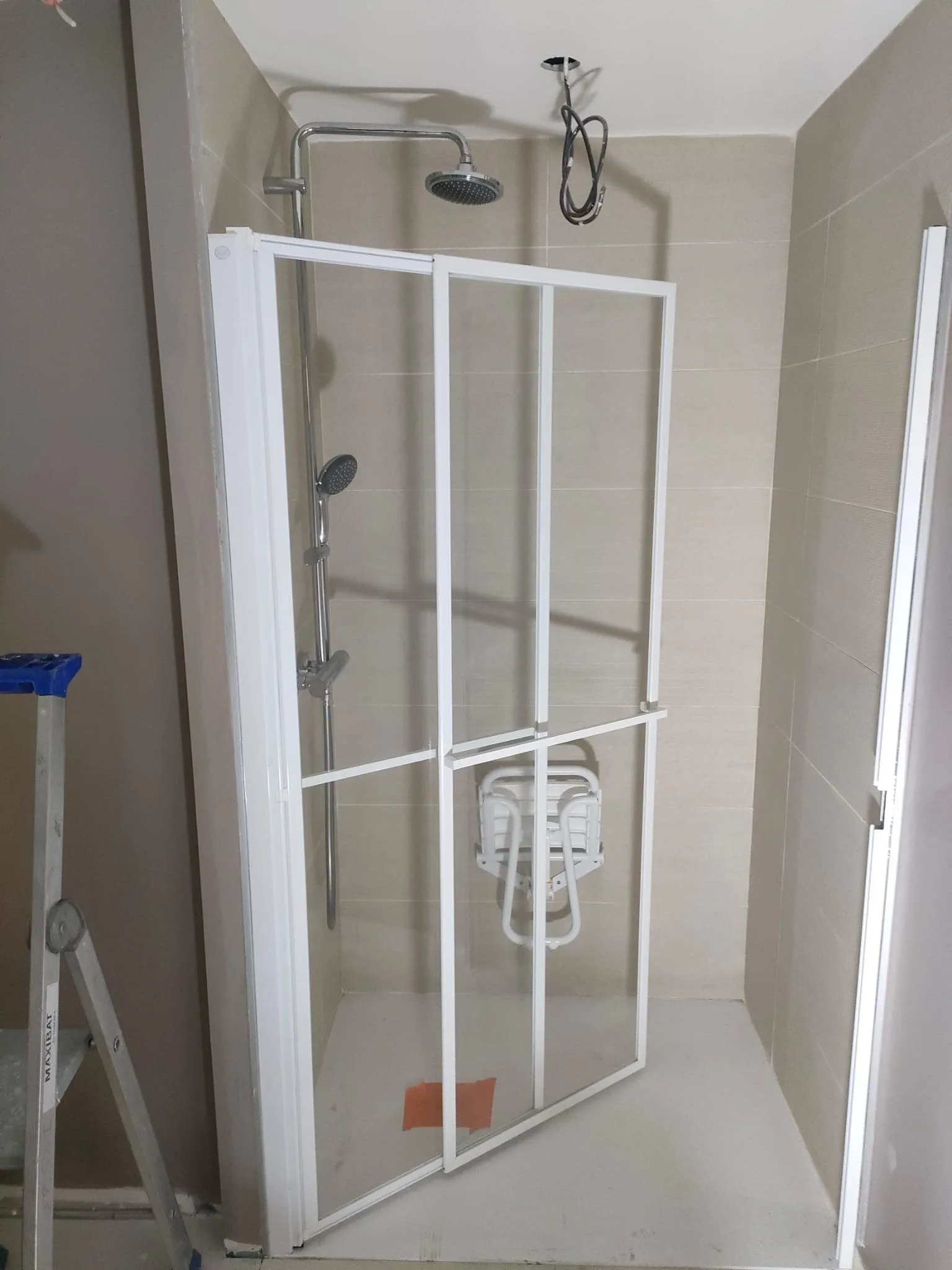 Installation douche italienne